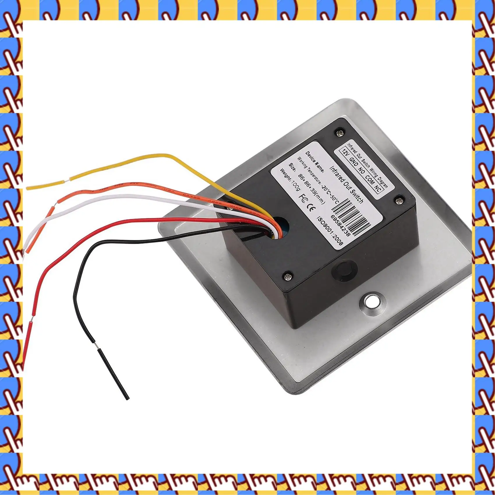 

A79I 3X инфракрасный сенсорный переключатель, бесконтактные бесконтактные переключатели, кнопка выхода для открывания двери со светодиодной индикацией