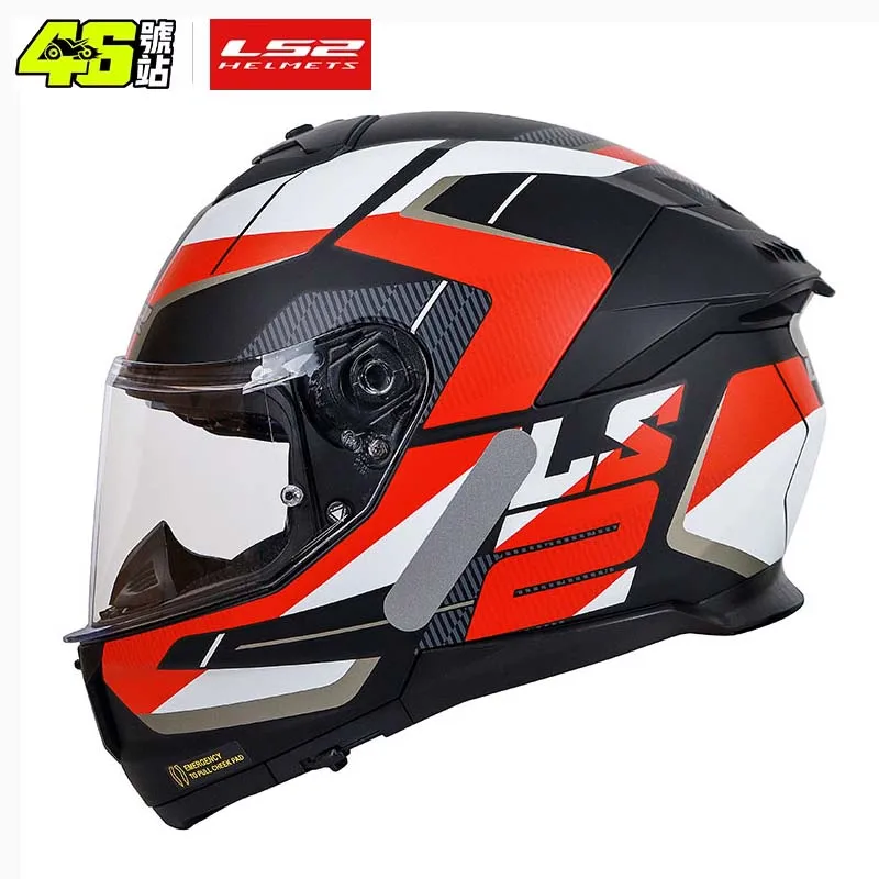 Original LS2 STREAM 2 FF808 motorcycle helmet ls2 STORM full face Helmets R22.06 kaciga casco moto capacete with fog-free system