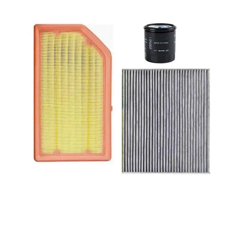 3pcs Filter Set For GEELY Galaxy L6 L7 1.5T 2023-2024 A/C Cabin Engine Air Cleaner Oil Filter Car Auto Accessories BHE15-BFZ