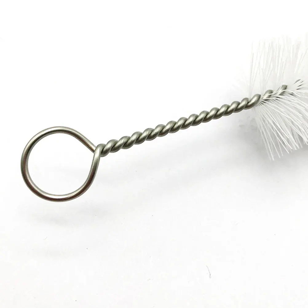 

2pcs Saxophone Cleaning Brush Durable Nylon Stainless Steel Wind Instruments Cleaning Tool Wind Instruments Tool Home Daily Use