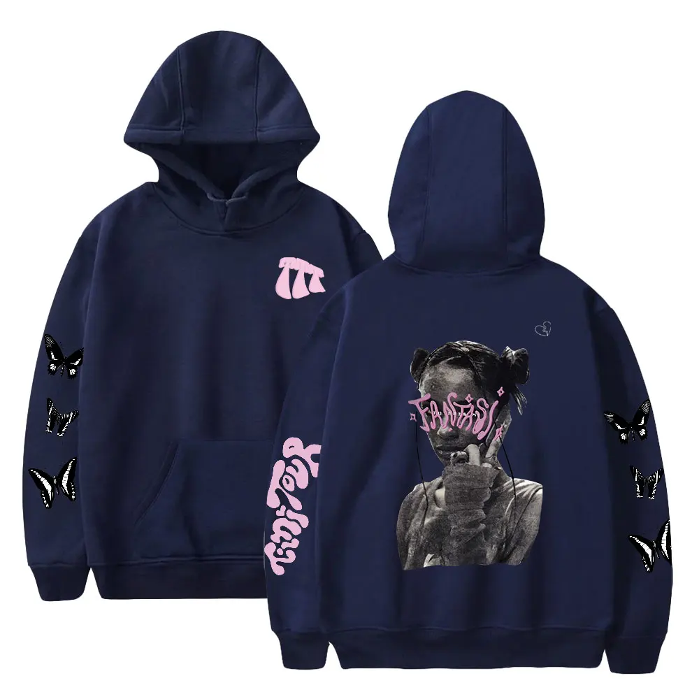 Fashion Tini Stoessel Hoodie Tini Tour Merch lengan panjang Streetwear Pria Wanita pakaian Sweatshirt bertudung