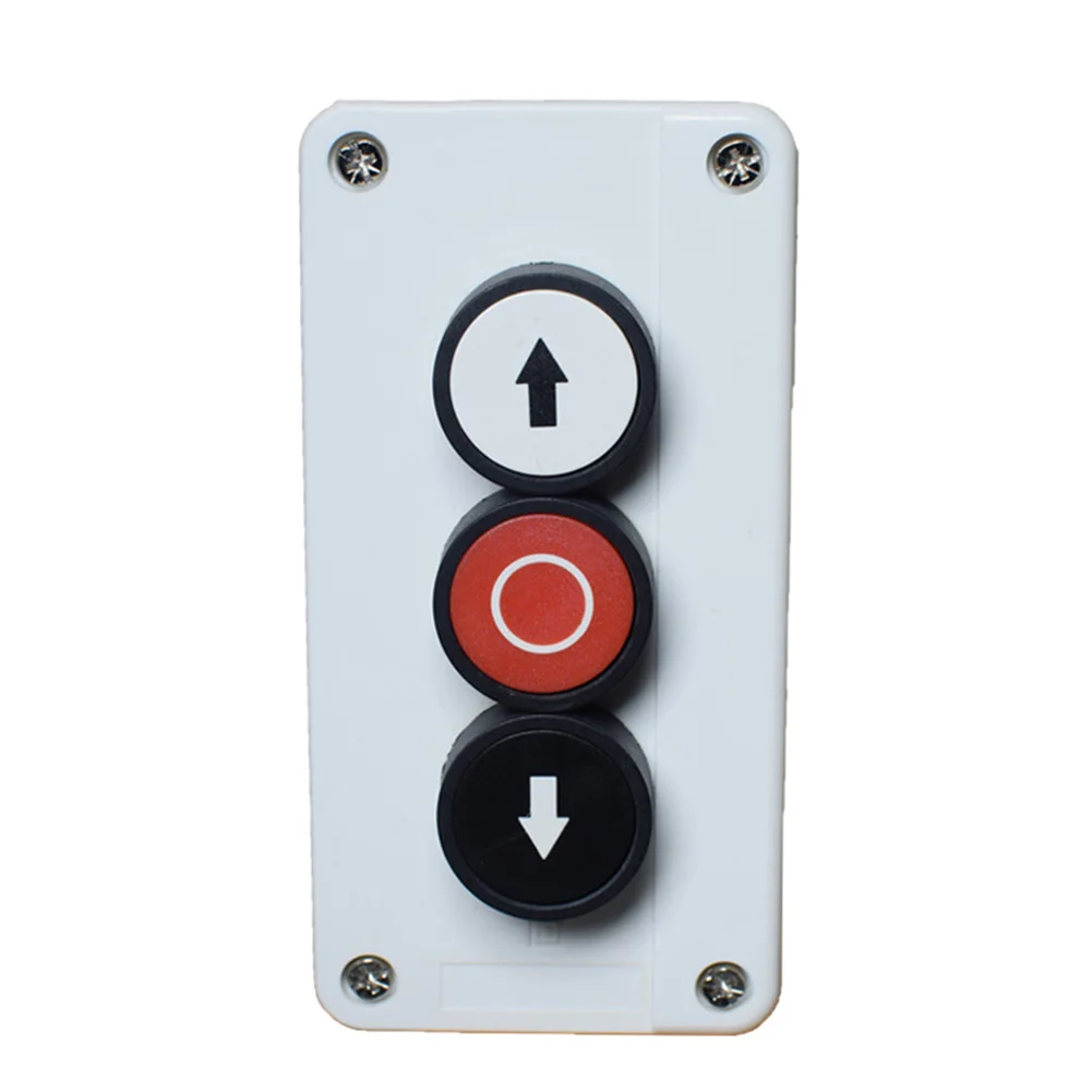 Push Button Switch Box 3 Hole Copper Silver Dot Waterproof IP40 for Harsh Environments Suitable for Wide Temperature Range