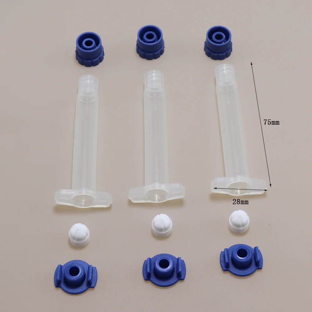 Flux Container USA Type Dispensing Needle Tips Plastic Syringe Barrel 3CC 5CC 10CC 30CC 50CC Sub-Packing