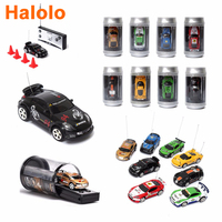 Hot Sale 8 Colors Coke Can Mini RC Car Vehicle Radio Remote Control Micro Racing Car 4 Frequencies For Kids Presents Gifts