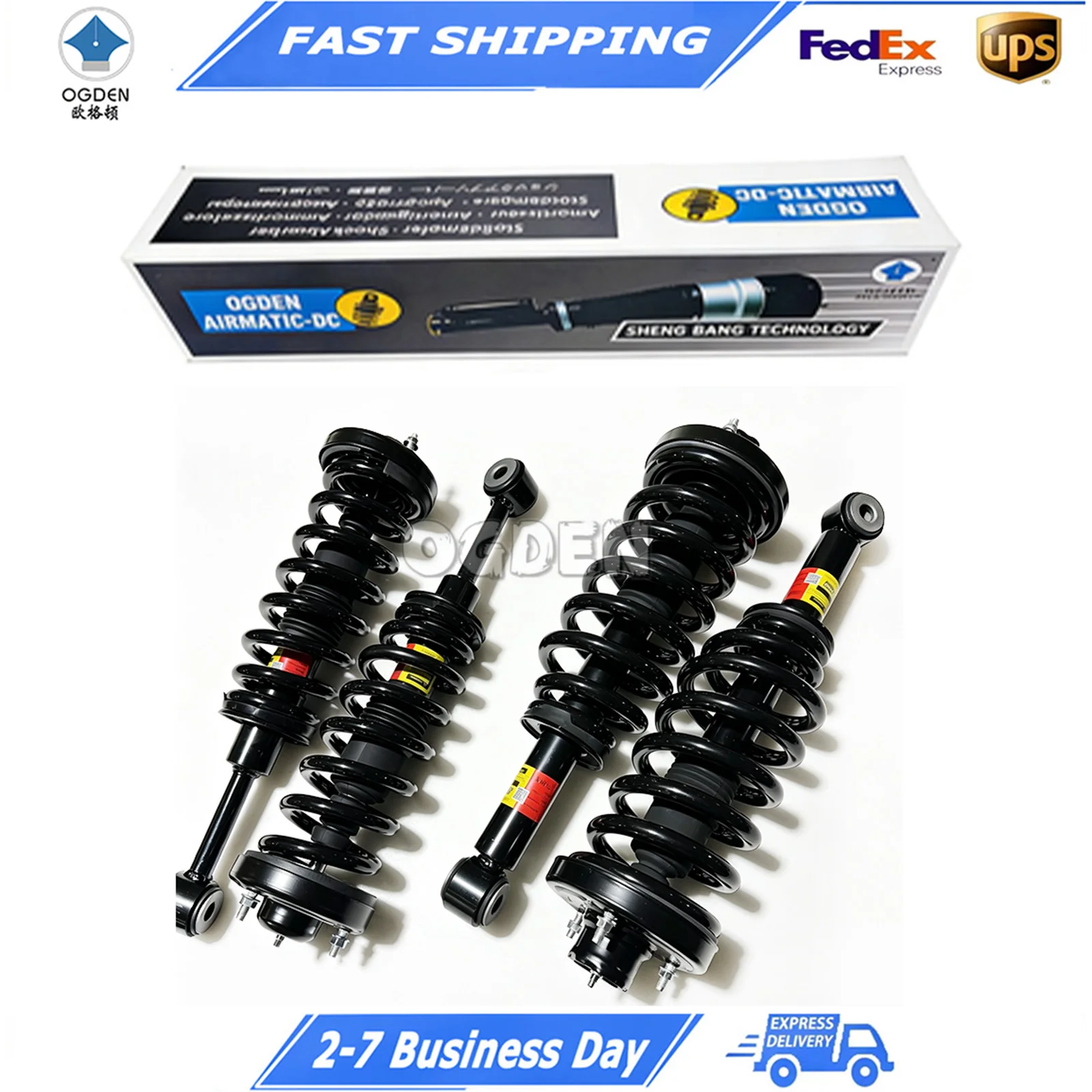 

OGDEN For Lincoln Navigator Air Suspension Conversion Kit Front Rear Coil Spring Shock Absorber Assembly