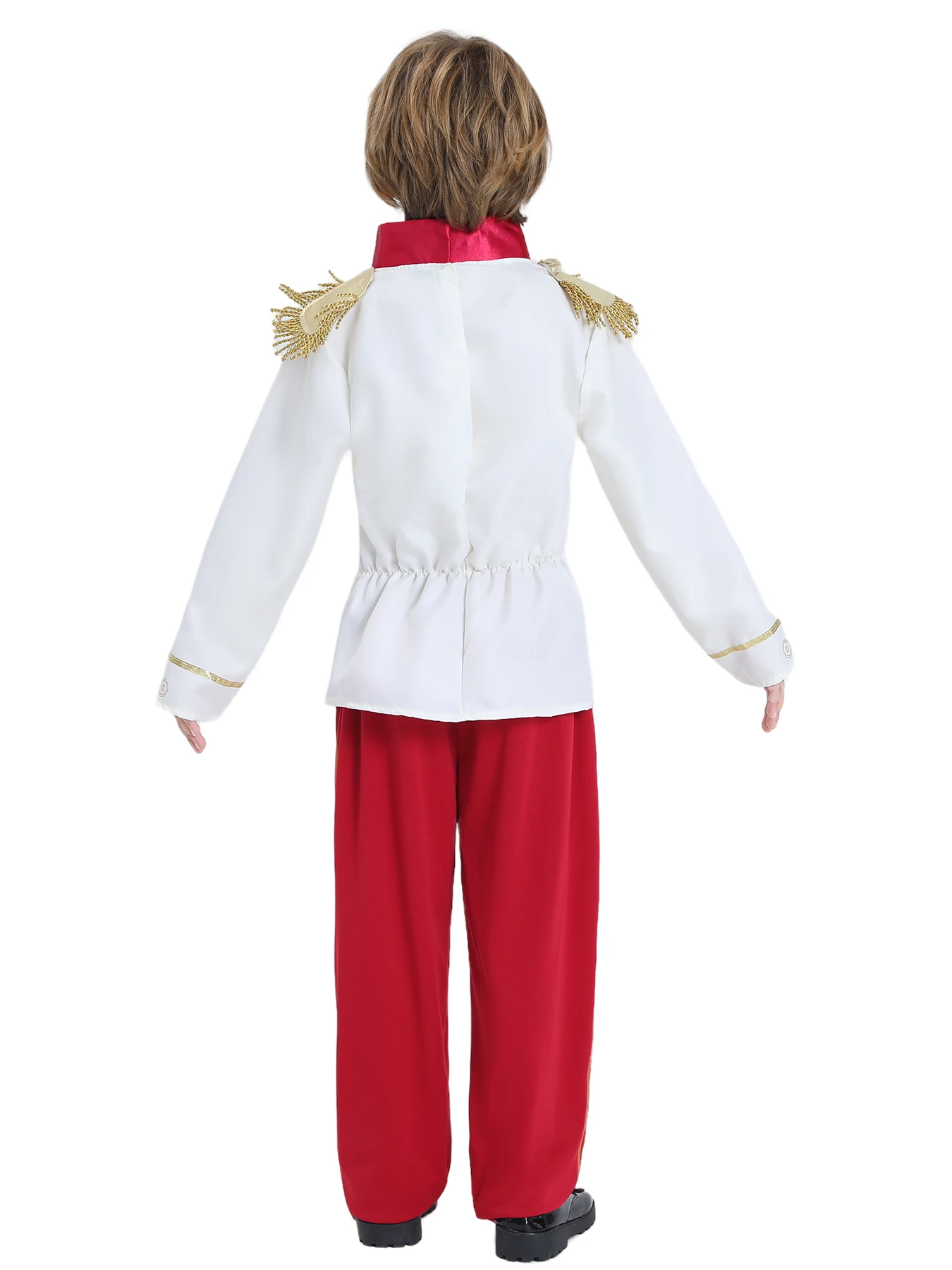 Handsome Boy Middle Ages Noble Royal Charming Prince Child Kids Carnival Party Halloween Cosplay Costumes