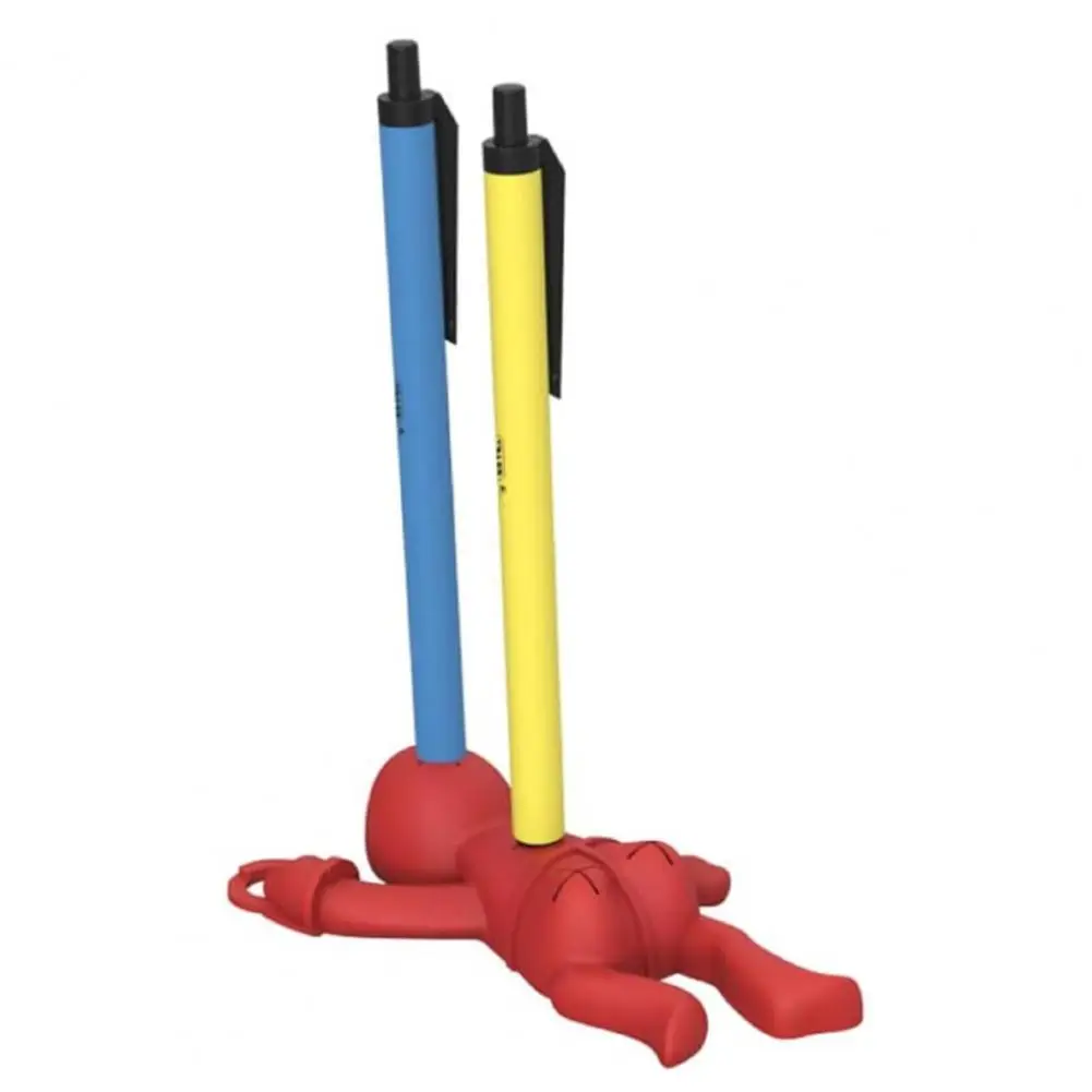 Silicone Crime Scene Pen Holder Funny Desk Pencil Holder Horror Decoration Office Stationery Supplies