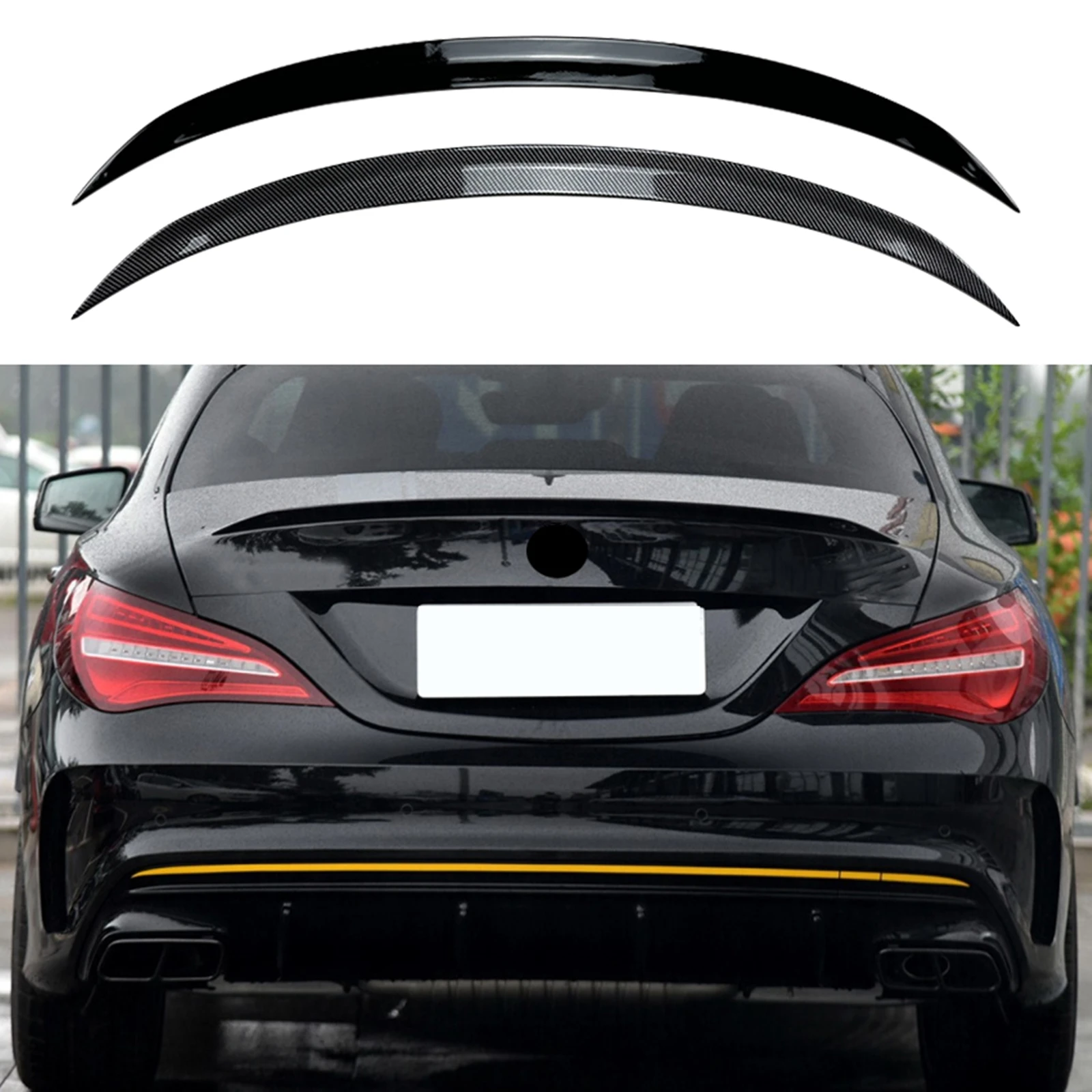 

Trunk Rear Spoiler Wing Lip For Mercedes Benz CLA Class W117 C117 CLA180/220 CLA250/260 CLA200 CLA45 AMG Sedan 4-Door 2013-2019