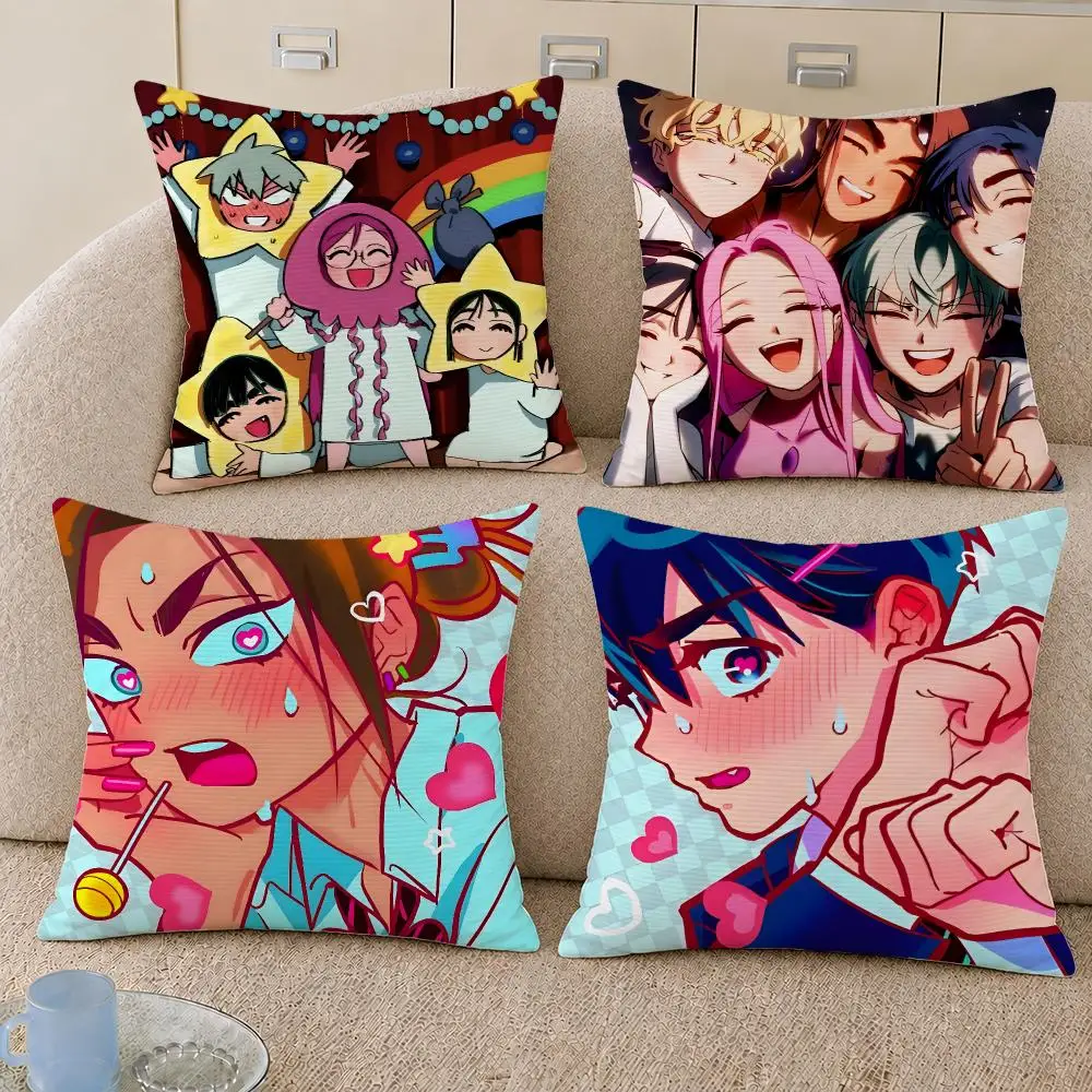 Game Alien Stage Idol Survival Cushion Cover Decorative Pillowcase Soft Short Plush Cozy Durable Sofa Home Decor Items Gift