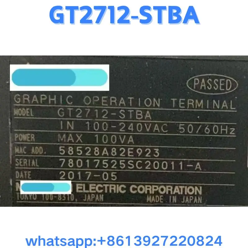 Tela de toque usada GT2712-STBA teste OK Transporte rápido