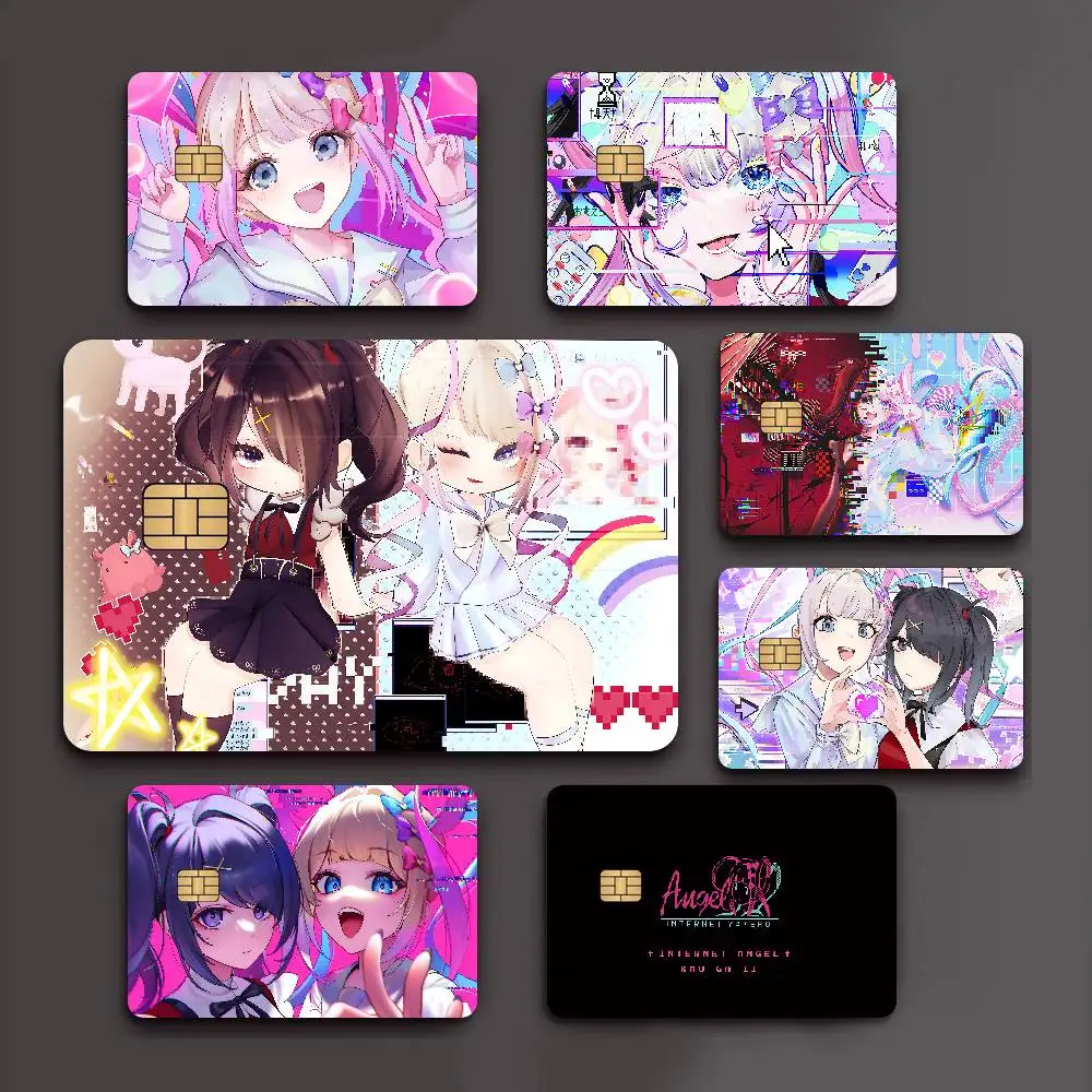 NEEDY GIRL OVERDOSE Anime Young Creidt Card Debit Card Sticker Film Case Front Tape for Small Big Chip No Chip