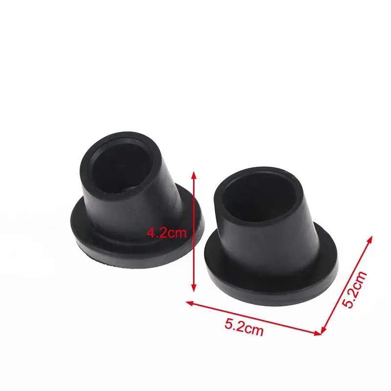 1/2/3 pçs id 25/28mm preto pé esteira fezes de chuveiro conveniente inclinação pés almofadas cadeira perna tampões acessórios para móveis