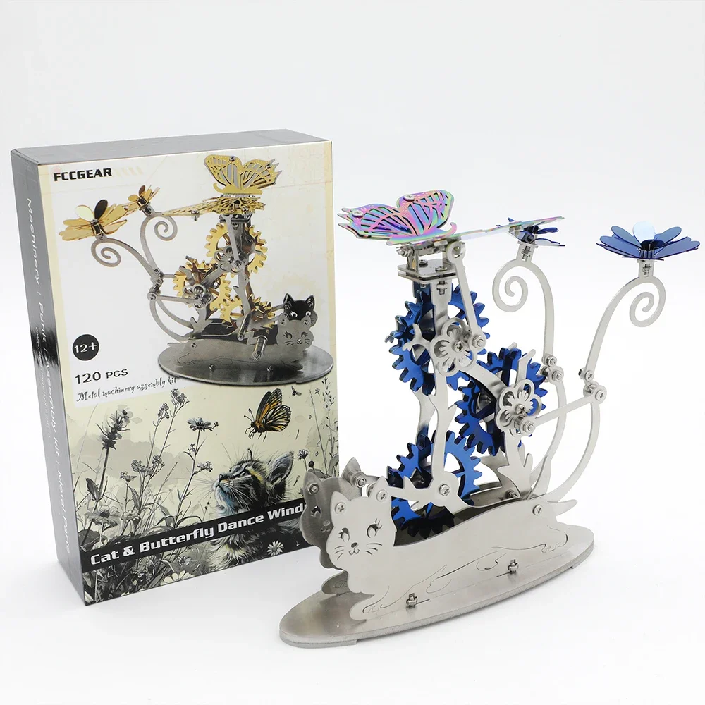 

DIY Steampunk Butterfly Metal Assembly Model Kit 3D Puzzle Butterfly Model Kit For Adults Assemble Handmade Toy