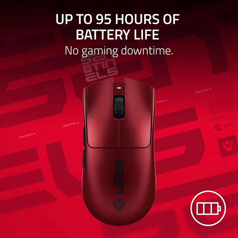 NUEVA Razer Sentinels Edition Viper V3 Pro Ratón deportivo simétrico inalámbrico ultraligero Sensor óptico de 35K - Batería de 95 horas