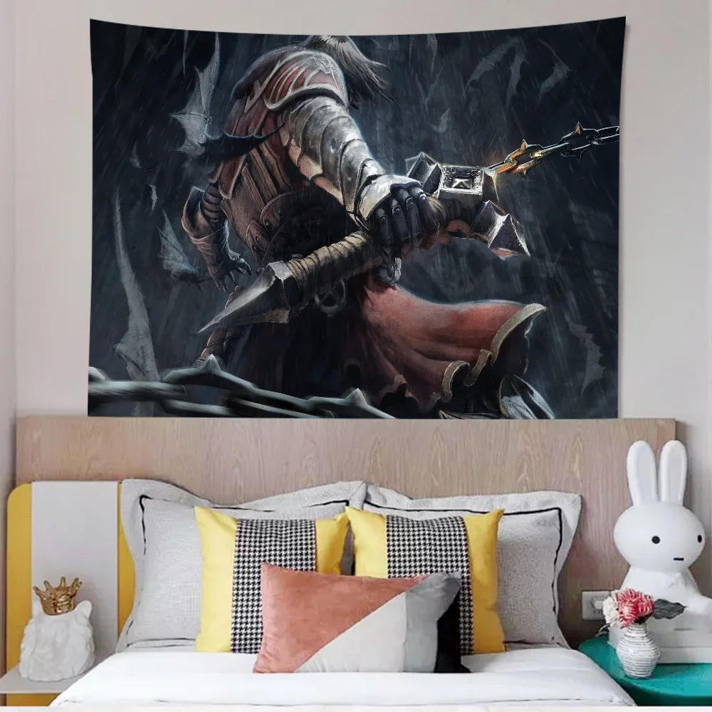 Castlevania Nocturne Cartoon Tapestry Art Science Fiction Room Home Decor Wall Hanging Sheets