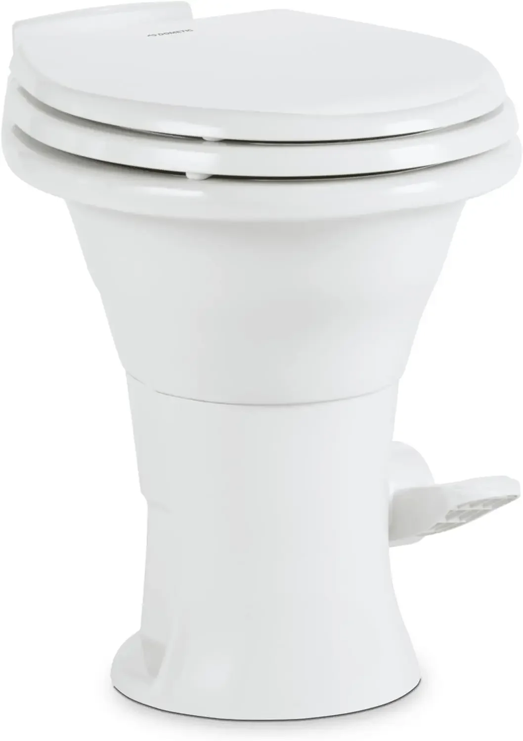 Dometic 310 Standard Toilet - White, Oblong Shape, Lightweight  Efficient with Pressure-Enhanced PowerFlush  Slow Close Se