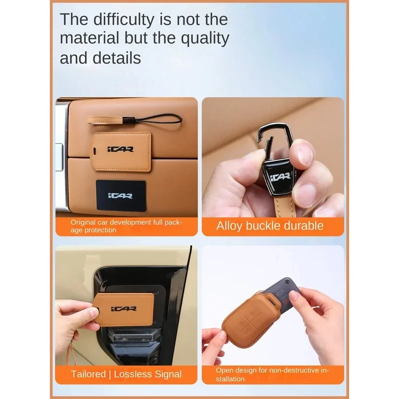 Chery icar v27 key case NFC card shell buckle cover modification accessories complete list interior