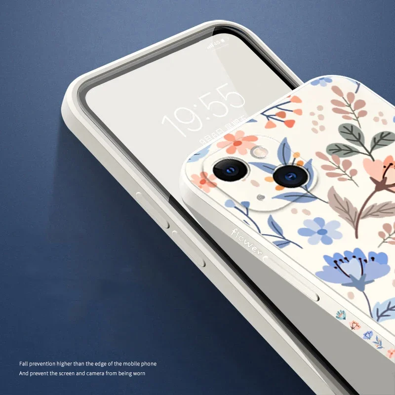 Case For Redmi Note 14 Cases Redmi 13 Flower Printed Phone Case For Xiaomi Redmi Note 12 Pro Plus 12S 11S 11 10S 13C 14C Cover image 4