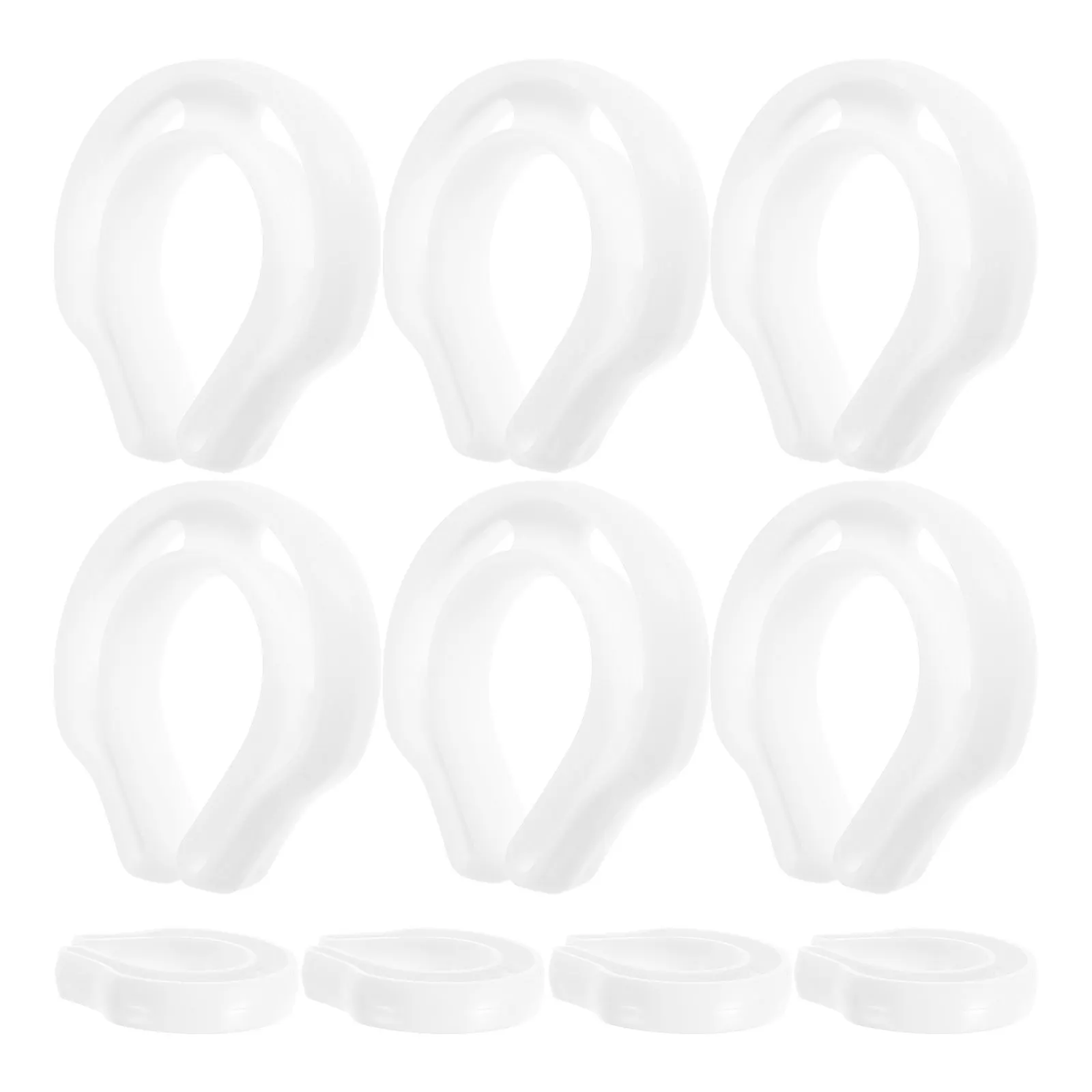 

10 шт. Утолщенные пластиковые ограничители для дверей, защита от защемления пальцев для детей, предохранительные стопоры для дверей, защита от столкновений