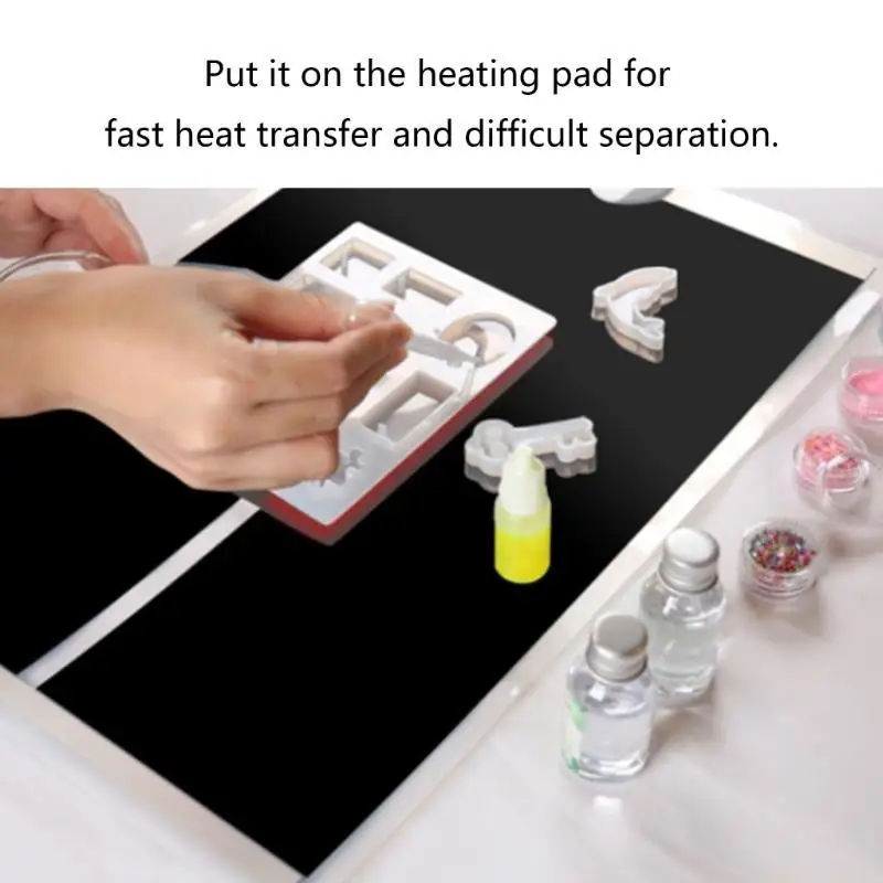 

31BF Temperature-regulating Heating Pad Fast Resin Curing Machine with Silicone Pad