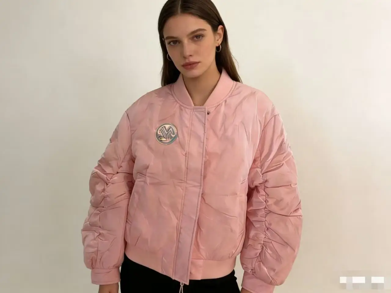 Fashionable Down Jacket Clothing Women Winter Jacket New Temperament Stitching In The Long Paragraph Down Jacket