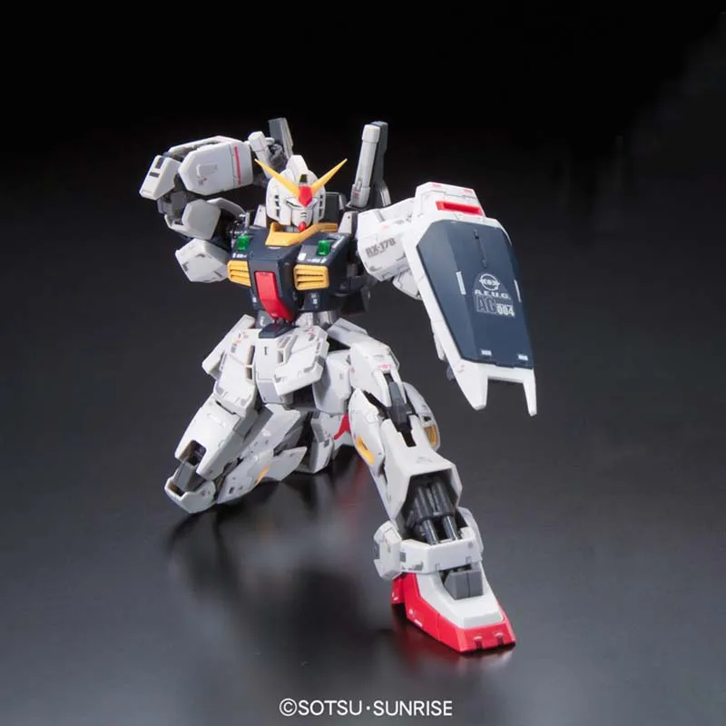 Bandai-Kit de figurines d'anime Gundam pour enfants, figurines d'action Gundam, RG 1/144, Mk 2 AEUG, Mobile imbibé, Gunpla, jouets pour garçons, cadeaux pour enfants