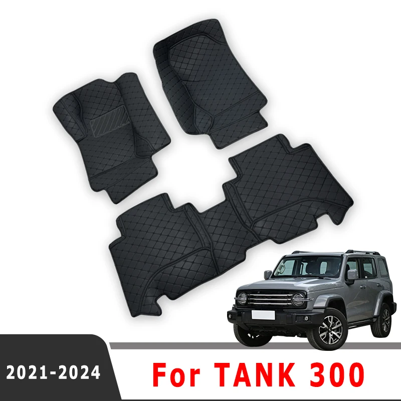 

Car Floor Mats Trunk Carpets For Great Wall GWM WEY TANK 300 2024 2023 2022 2021 Interior Accessories Auto Waterproof Products