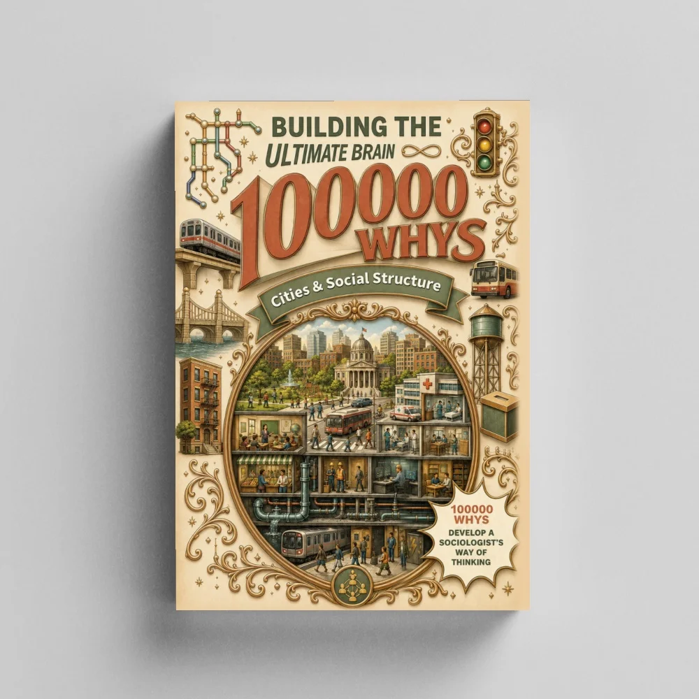 100000 Whys Cities & Social Structure, Urban Life, City Planning, Public Transport and Community Social Studies Guide