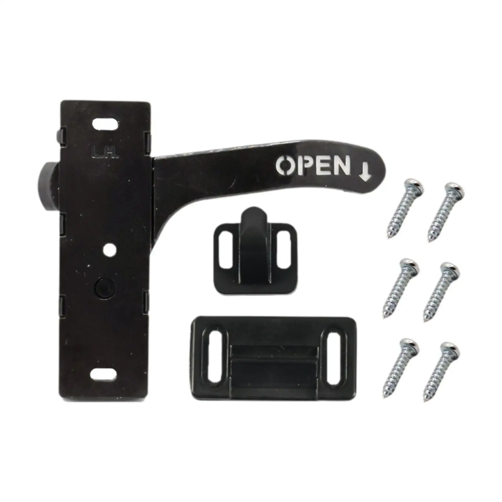 

Car Screen Door Latch Set Heavy Duty Easy to Install Entry Door Hardware RV Accessories for Inside for Motorhome Camper Van