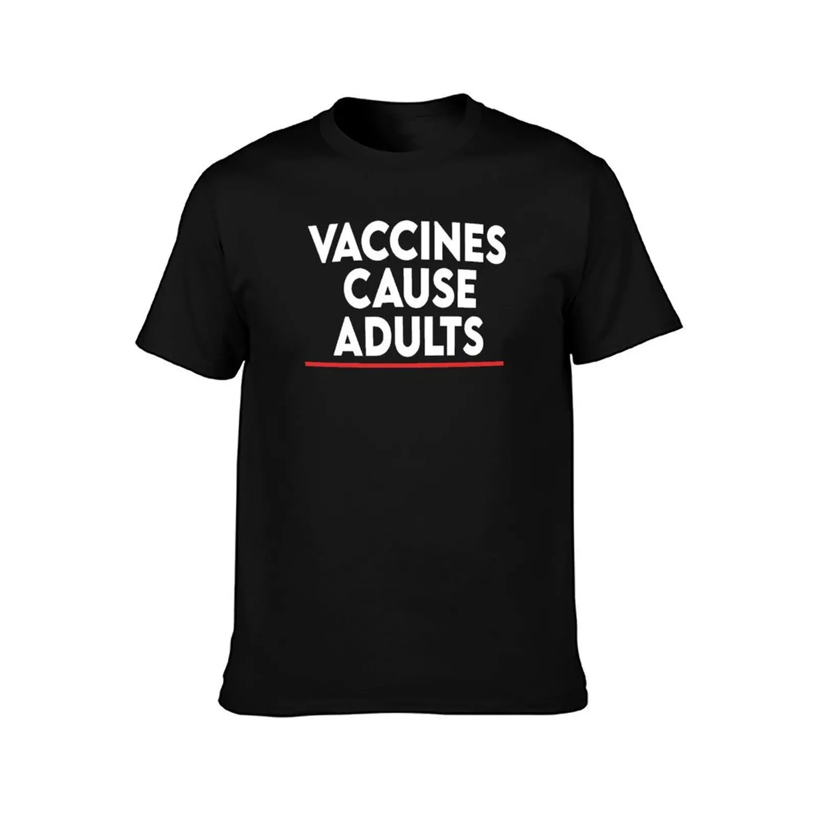 Copy of Vaccines cause adults T-Shirt Active Sports Short Sleeve Cotton Shirt T-Shirt