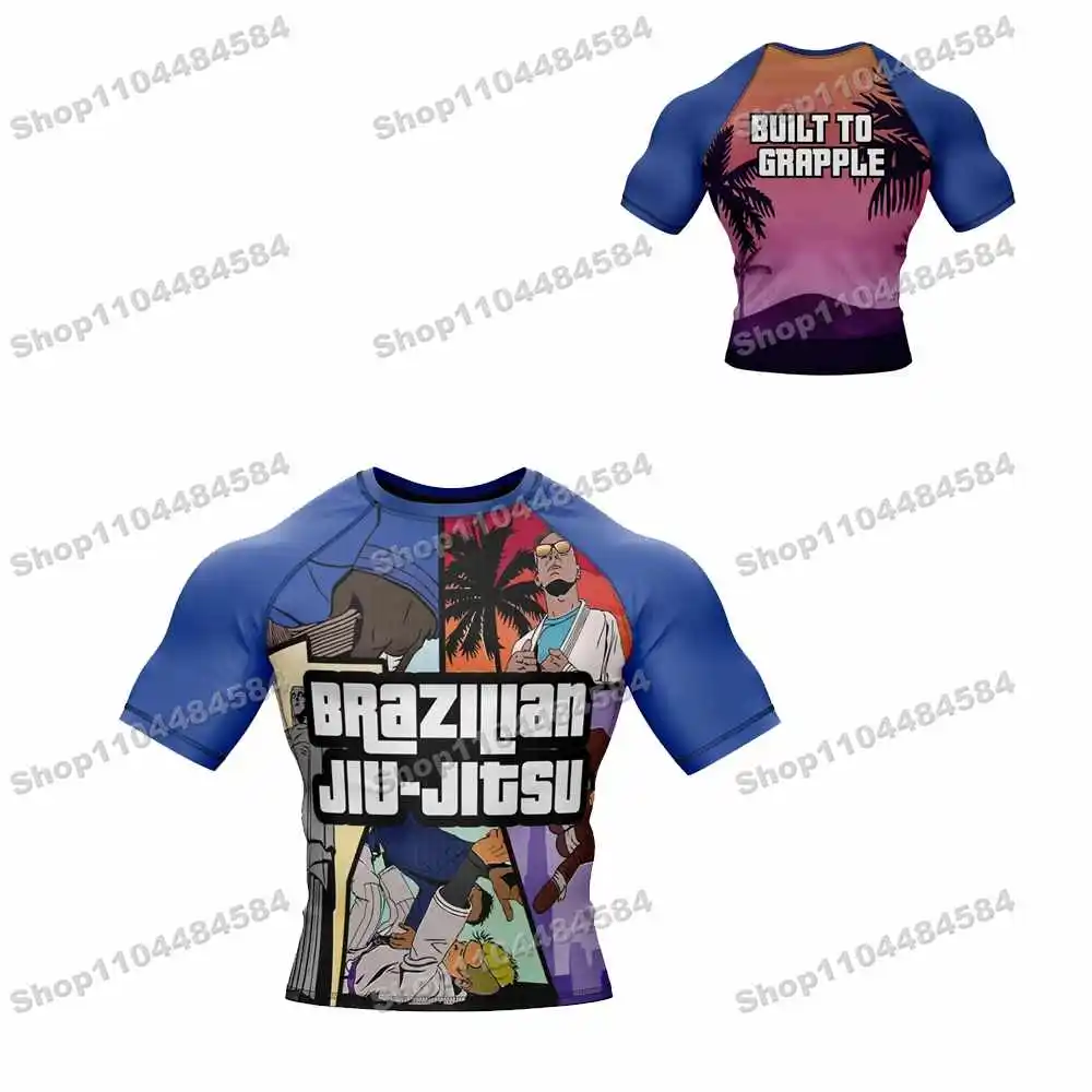 

Новые весенние комплекты для фитнеса: рашгарды, джерси для серфинга, пляжные рубашки, купальники, одежда для дайвинга, спортивная одежда для зала, футболки с коротким рукавом, комплекты для ММА, BJJ, джиу-джитсу для мужчин