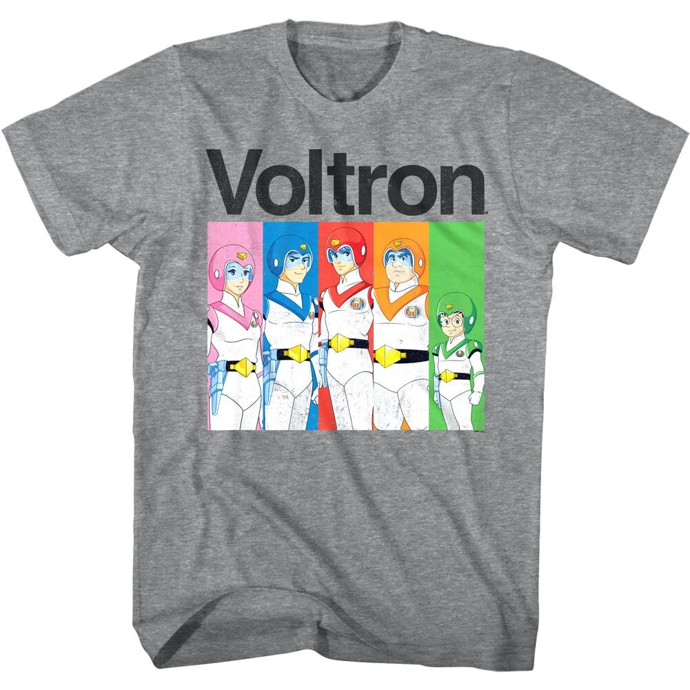 

Voltron Color Blocks Men's T Shirt Casual Breathable Y2K Harajuku Men Clothing