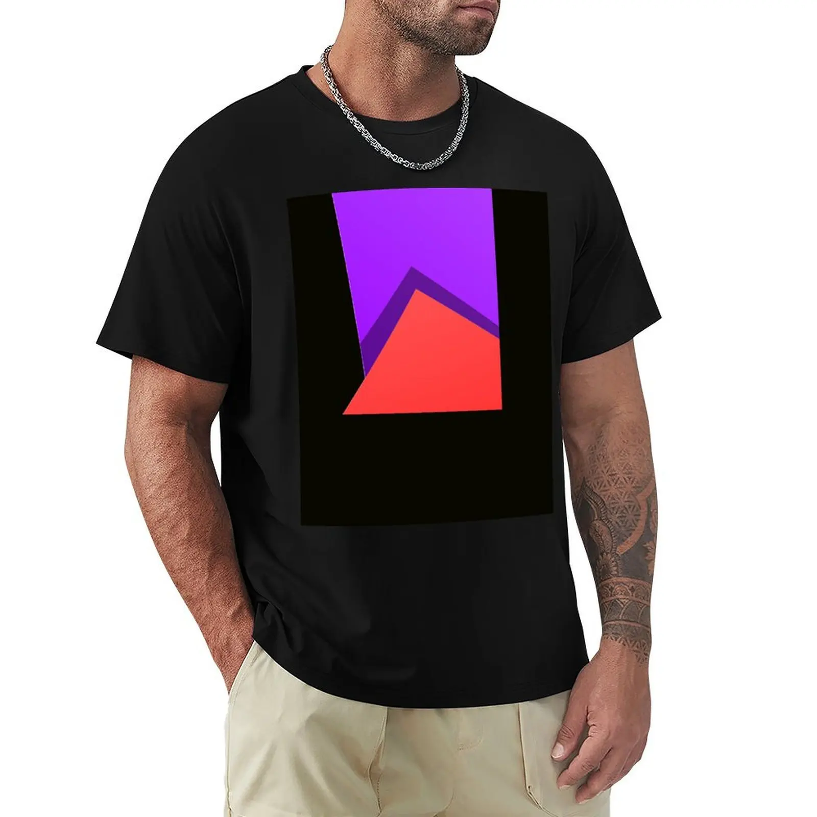 

pattern T-Shirt plain blacks tshirts for men