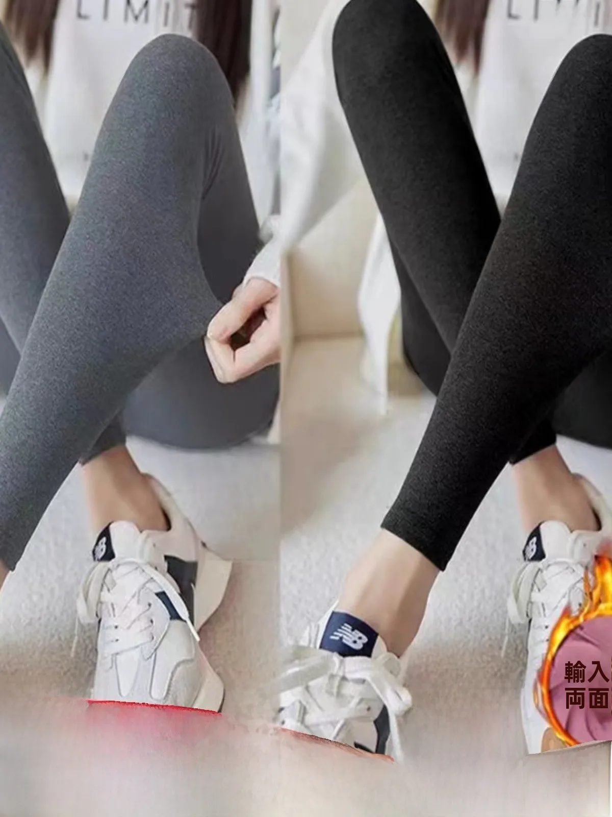 Women's Fleece-Lined Slim Fit Base Layer Pants Anti-Cold Thin Autumn Winter Trousers Long Polyester Fiber Comfortable Underwear