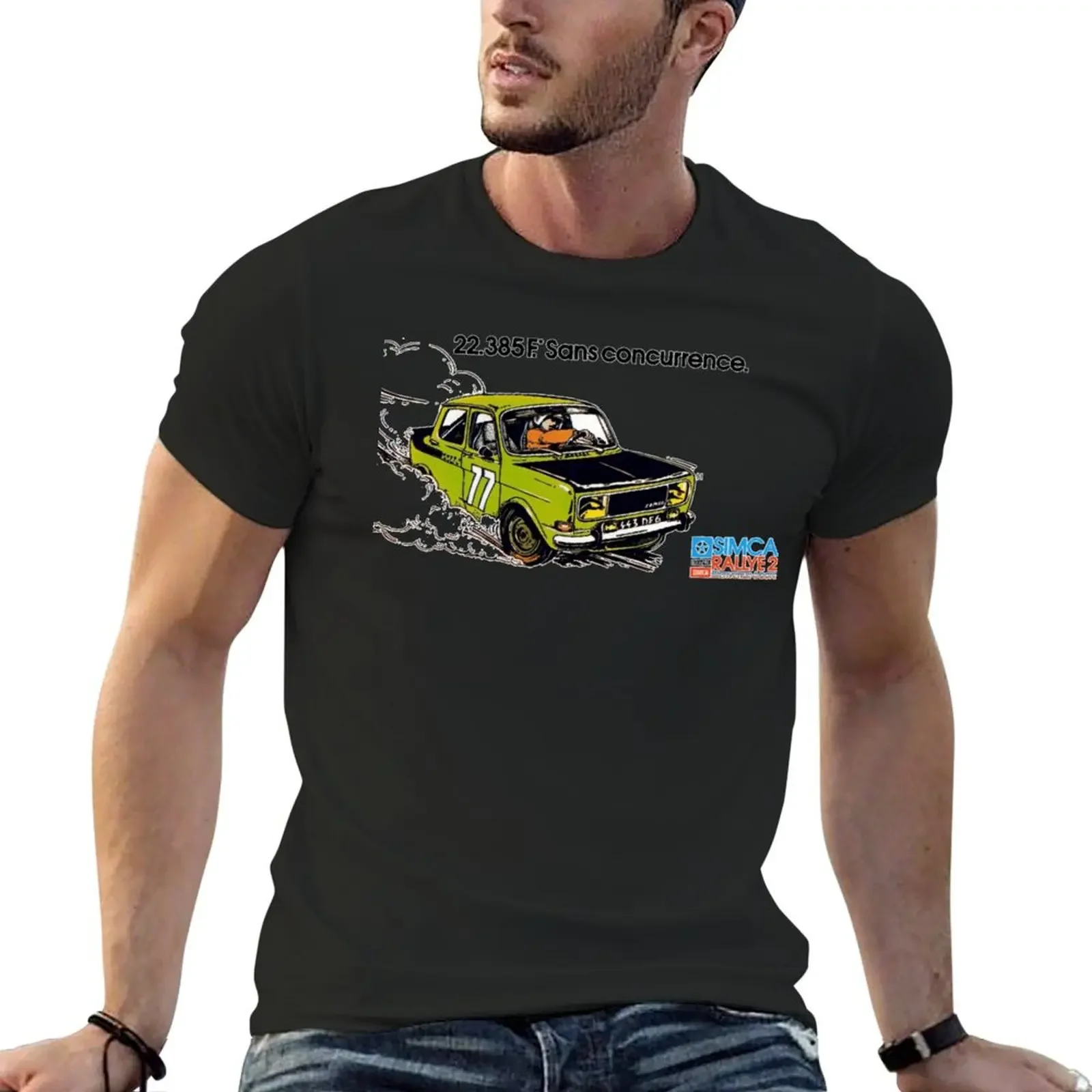 SIMCA RALLYE 2 T-Shirt designer shirts hippie clothes shirts graphic tees men t shirt