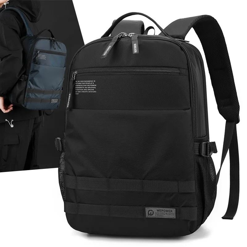 

Новый нейлоновый водонепроницаемый рюкзак, мужская сумка для компьютера большой вместимости, повседневная и удобная модная школьная сумка для студентов