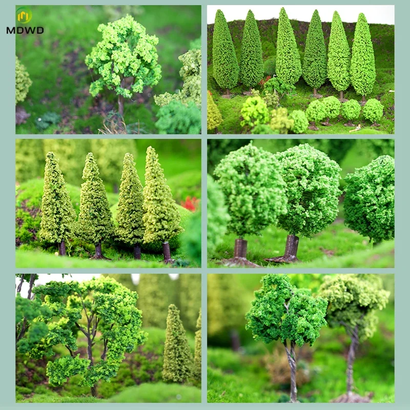 45 جرام مسحوق شجرة اصطناعية مايكرو حديقة صغيرة ديكور لتقوم بها بنفسك الحرف مواد أوراق الشجر لنموذج شجرة مشهد تخطيط الديوراما #6