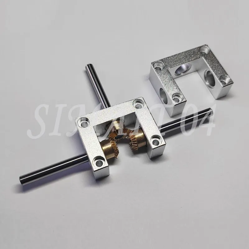 4/5Mm cross commutator, right angle rotator, small 90 degree 1:1 gearbox, bevel gear T-type gearbox