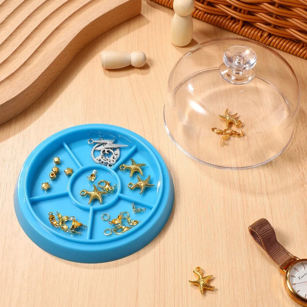 6 Slots Watch Dust Sheet Cover with Tray Watch Movement Repair Tool Jewelry tools Spare Protector Watchmaker Repair Tool