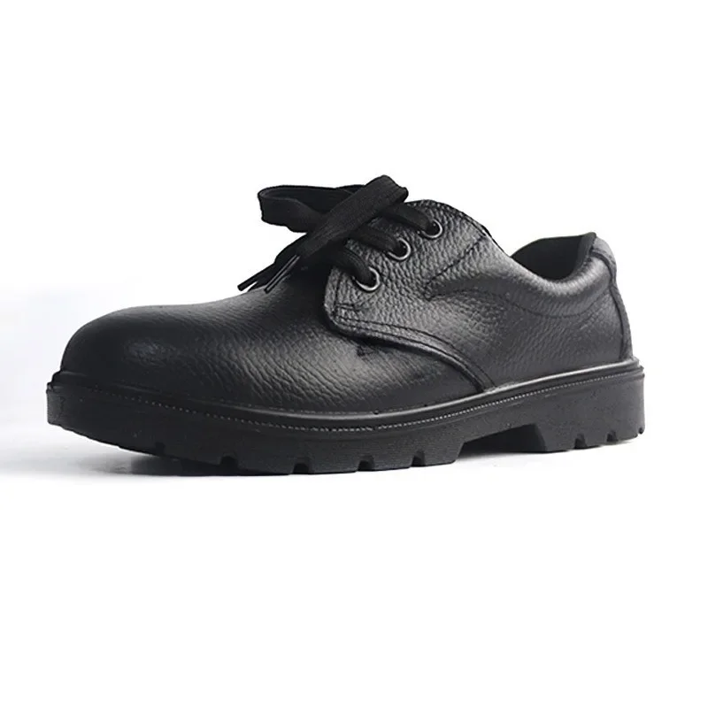 Anti-smashing oil-resistant shoes, labor insurance work shoes, men's leather shoes, casual shoes