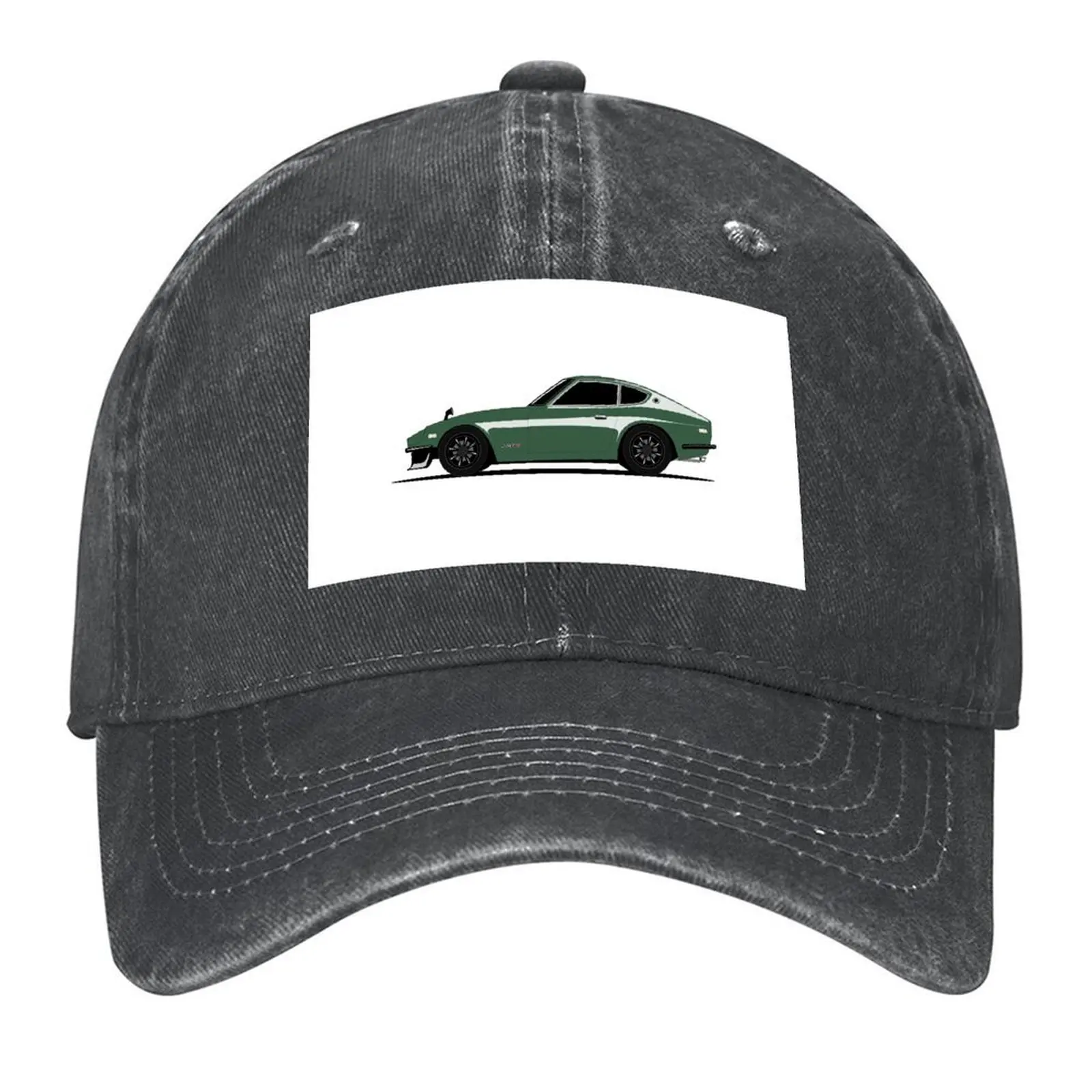 

Datsun 280z racing green art Baseball Cap Trucker Hat winter hats for men Male hat Military Tactical Cap Women's Men's