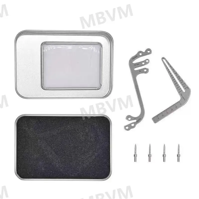 

Dental Implant Surgical Guide Kit L/SType Positioning Ruler Drilling Angle Measurer Precise Implant Placement Surgical Stent Too