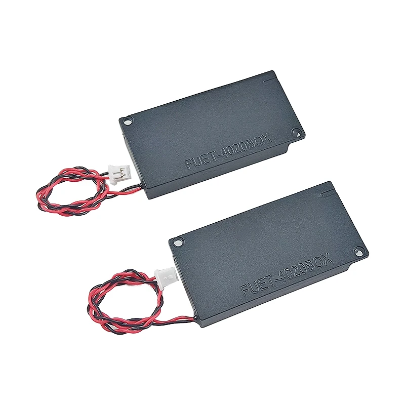 GHXAMP 40x20mm 캐비티 스피커, 장착 구멍이 있는 직사각형, 지능형 음성 방송 스피커 4020, 1 쌍, 4ohm, 1W