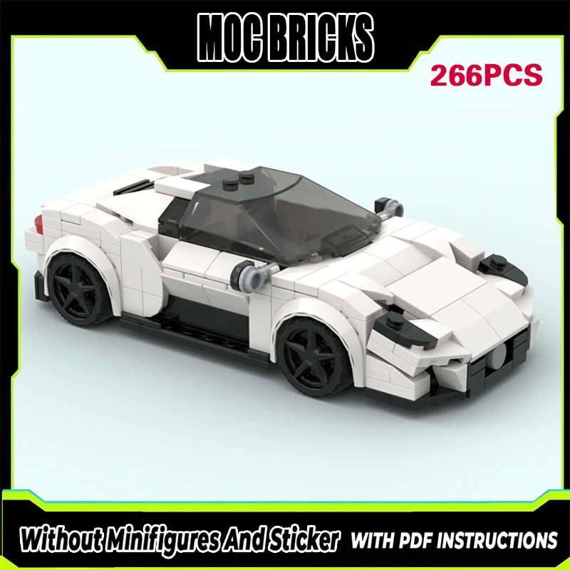 

Модель гоночного автомобиля Speed Racing Car MOC, конструктор из строительных блоков, спортивный автомобиль MC20 высшего класса, модульная технология, подарки, праздничный набор для сборки, детские игрушки.