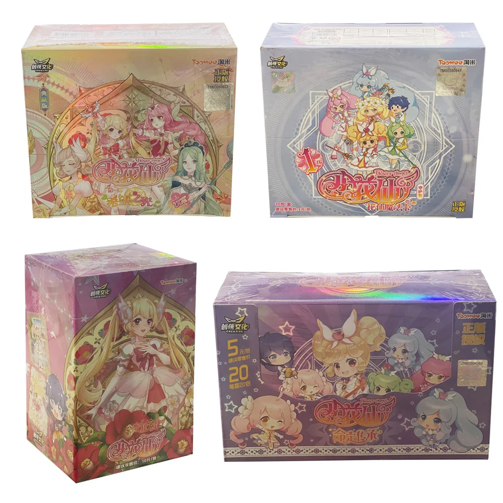Nouvelles cartes Little Flower Fairy TCG Anime Booster Box Trading Collection card SSR SSP Shiny cards Jouet pour enfant