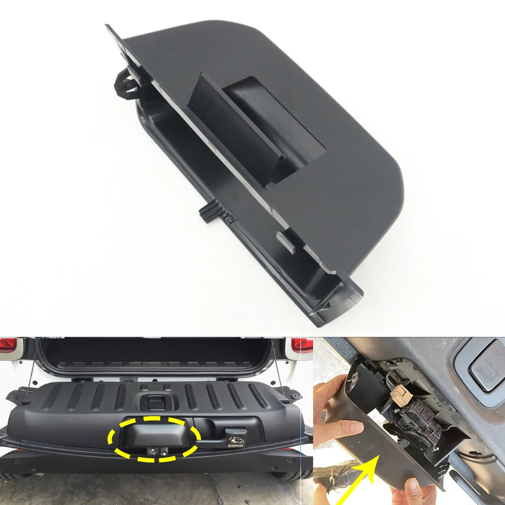 

Для Mercedes-Benz Smart Fortwo 453 Coupe 2015-2022 крышка отверстия задней двери багажника, задняя дверь багажника, замок багажника, защелка, защитная крышка