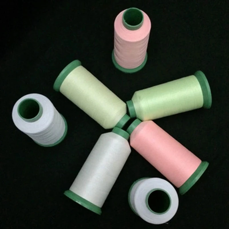1000 Yards Patch Spool Embroidery Threads Glow In The Dark Luminous Sewing Machine Handmade Accessories Craft DIY