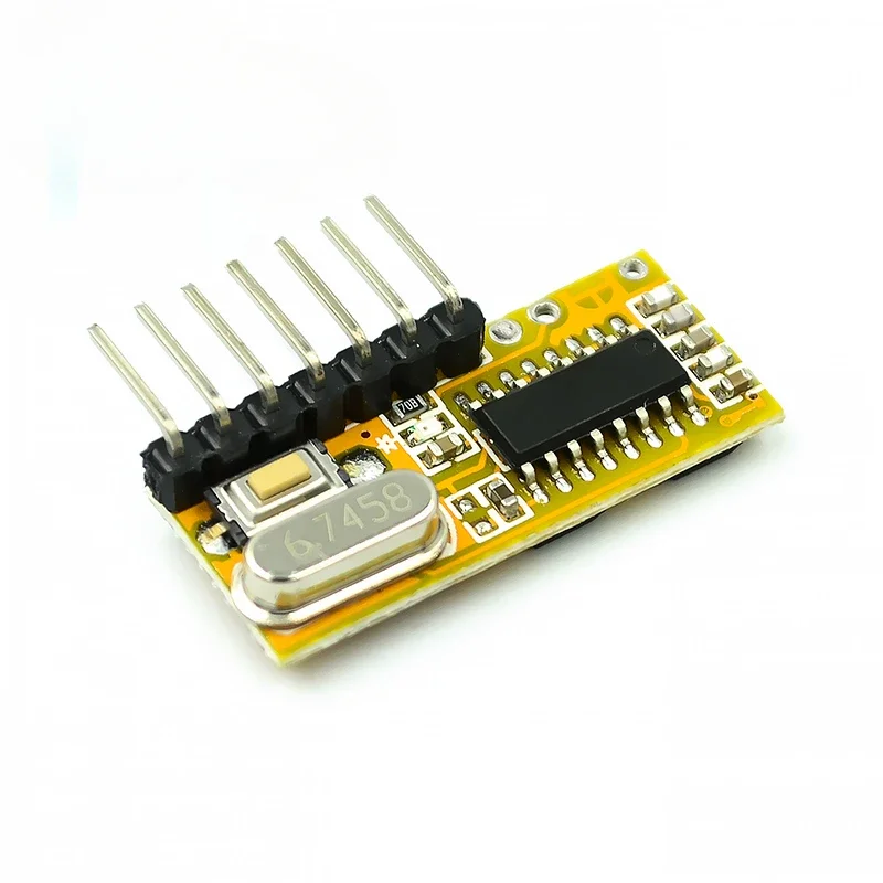 RXC6 5V tipo di apprendimento modulo ricevitore telecomando wireless ricevitore a 4 vie RXC6 supereterodina tipo di apprendimento 433M
