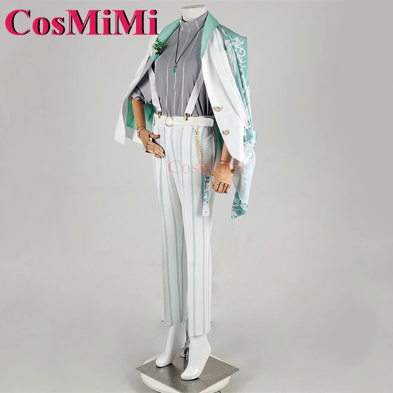 CosMiMi Eiden 코스프레 게임 Nu: 카니발 의상 봄 축제 패션 잘 생긴 제복 카니발 파티 역할 놀이 의류 S-XXL