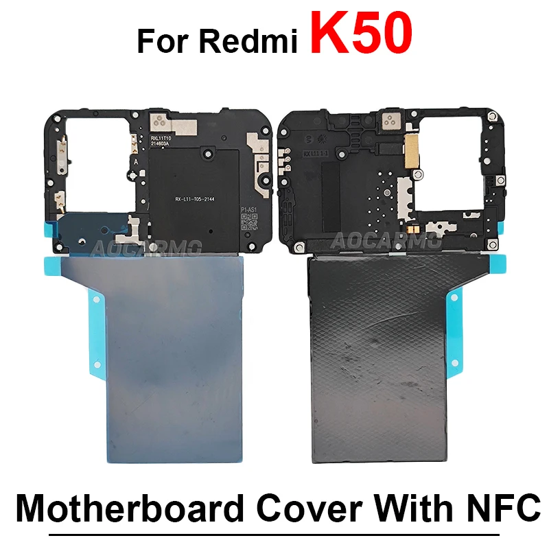 For Redmi K50 K60 Pro K50Ultra K20 Pro Motherboard Main Board Cover With Signal Antenna NFC Module Repair Parts For Mi 9T Pro